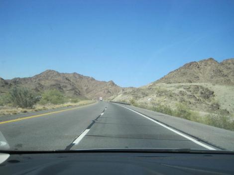 I then drove across many miles of desert to reach Arizona