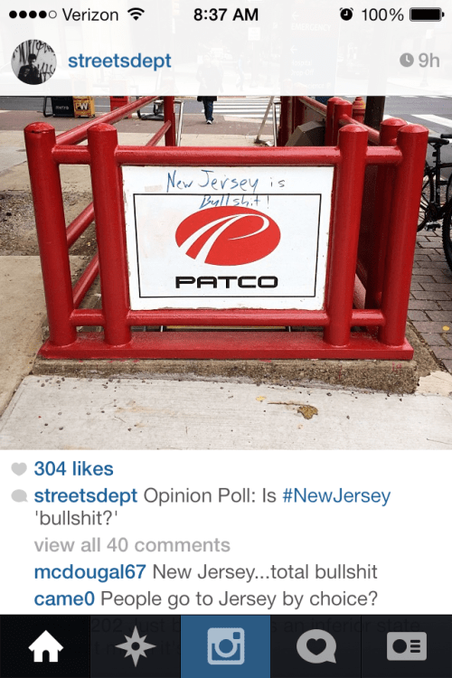 People go to New Jersey on purpose?