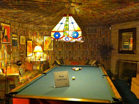 Elvis Presley's pool table at Graceland